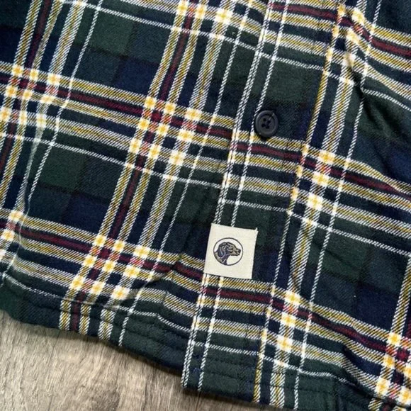 Boston Traders NWT Women's Size XL Oversized Green Plaid Sherpa Lined Shacket - Picture 6 of 10